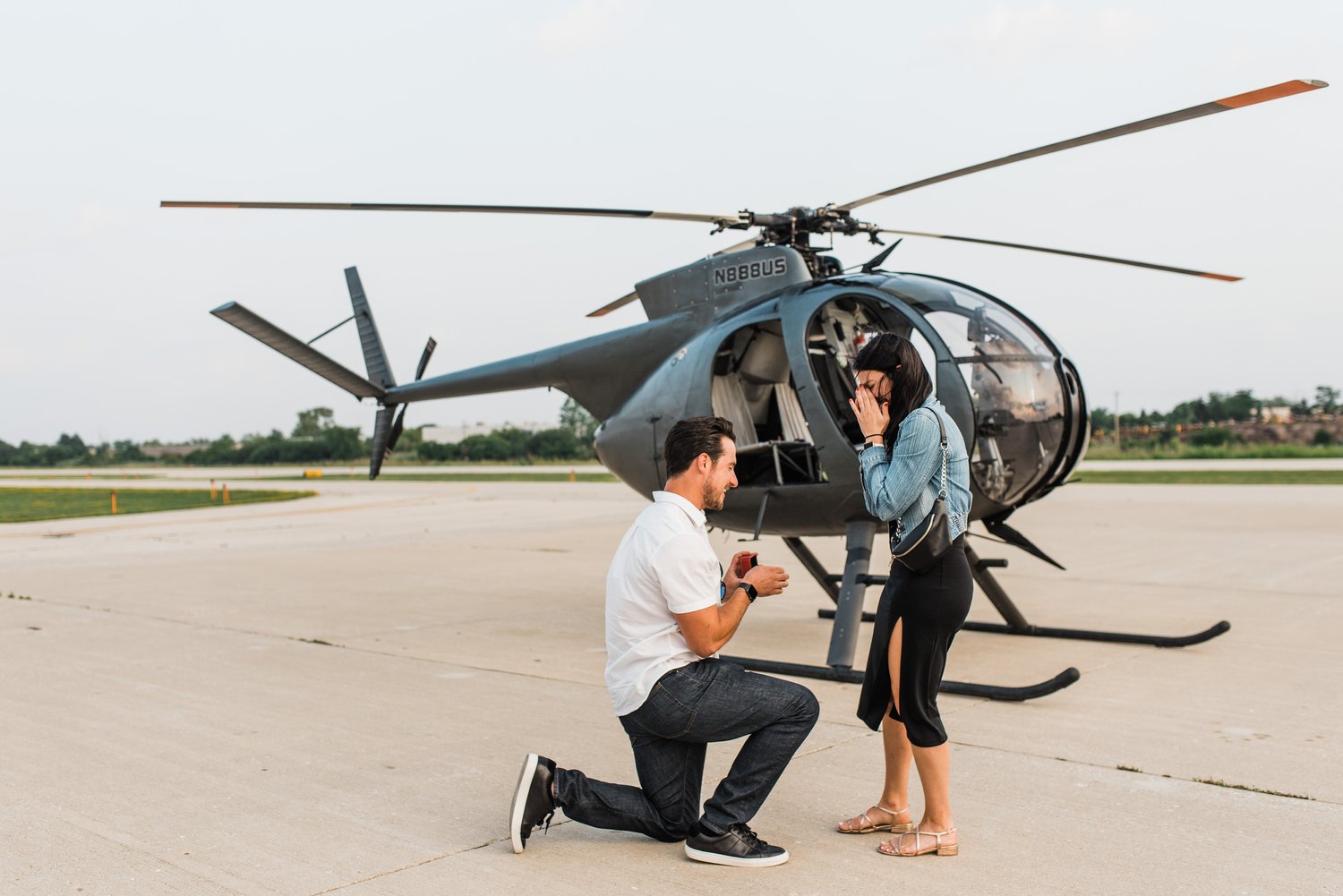 helicopter proposal chciago